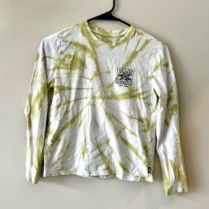 Vans Green and White Tie-Dye Tee
